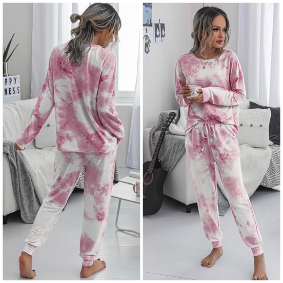 LilyandGypsy Pants - Pink mauve two pice lounge set